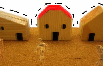 地震と家と人